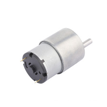 DC 12V 50RPM High Torque Electric Micro Speed Reduction Geared Motor Eccentric Output Shaft 37mm Diameter Gearbox